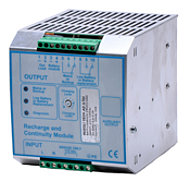HT-C2410ACF - Smart 24VDC/10A Battery Charger with Charge Current Limiting, Auxiliary Output and Power Factor Correction